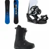Burton Ripcord Snowboard + Freestyle Snowboard Bindings + Moto Boa Snowboard Boots 2025