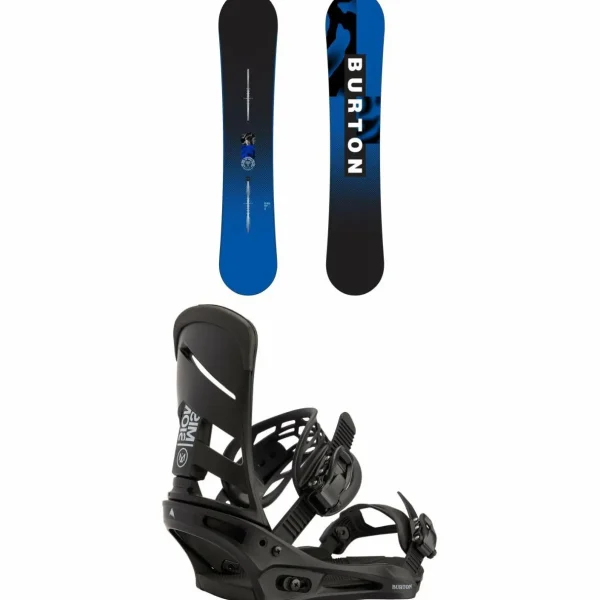 Burton Ripcord Snowboard + Mission Snowboard Bindings 2025