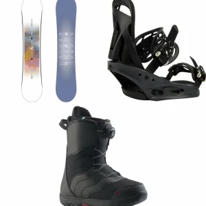 Burton Stylus Snowboard + Citizen Snowboard Bindings + Mint Boa Snowboard Boots - Women's 2025