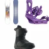 Burton Stylus Snowboard + Scribe Snowboard Bindings + Mint Boa Snowboard Boots - Women's 2025