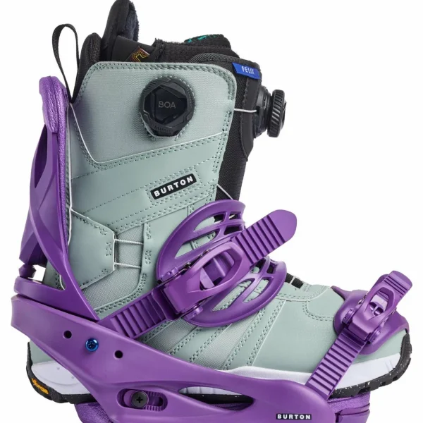 Burton Stylus Snowboard + Scribe Snowboard Bindings + Mint Boa Snowboard Boots - Women's 2025