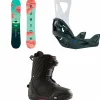 Burton Yeasayer Flying V Snowboard + Step On Snowboard Bindings + Limelight Step On Snowboard Boots - Women's 2025