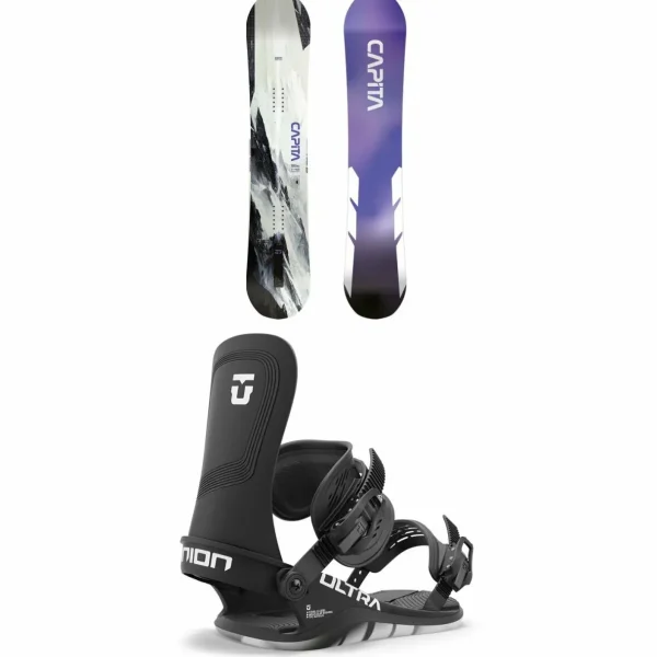 CAPiTA Mercury Snowboard + Union Ultra Snowboard Bindings 2025