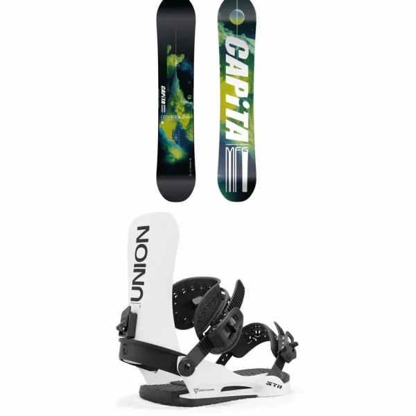 CAPiTA Outerspace Living Snowboard + Union STR Snowboard Bindings 2025