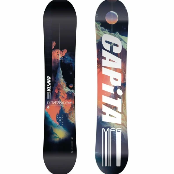 CAPiTA Outerspace Living Snowboard + Union STR Snowboard Bindings + thirtytwo Shifty Boa Snowboard Boots 2025