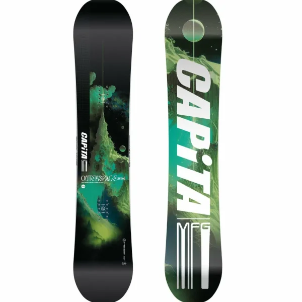 CAPiTA Outerspace Living Snowboard + Union STR Snowboard Bindings + thirtytwo Shifty Boa Snowboard Boots 2025