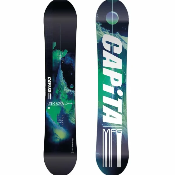 CAPiTA Outerspace Living Snowboard + Union STR Snowboard Bindings + thirtytwo Shifty Boa Snowboard Boots 2025