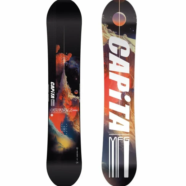 CAPiTA Outerspace Living Snowboard + Union STR Snowboard Bindings 2025