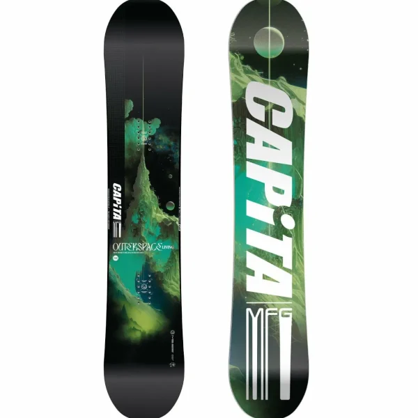 CAPiTA Outerspace Living Snowboard + Union STR Snowboard Bindings + thirtytwo Shifty Boa Snowboard Boots 2025