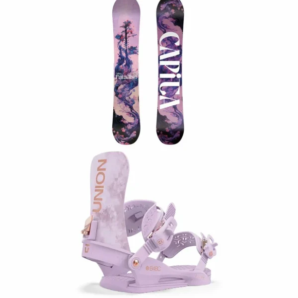 CAPiTA Paradise Snowboard + Union Juliet Snowboard Bindings - Women's 2025