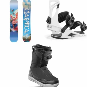 CAPiTA Space Metal Fantasy Snowboard + Union Rosa Snowboard Bindings + thirtytwo Shifty Boa Snowboard Boots - Women's 2025