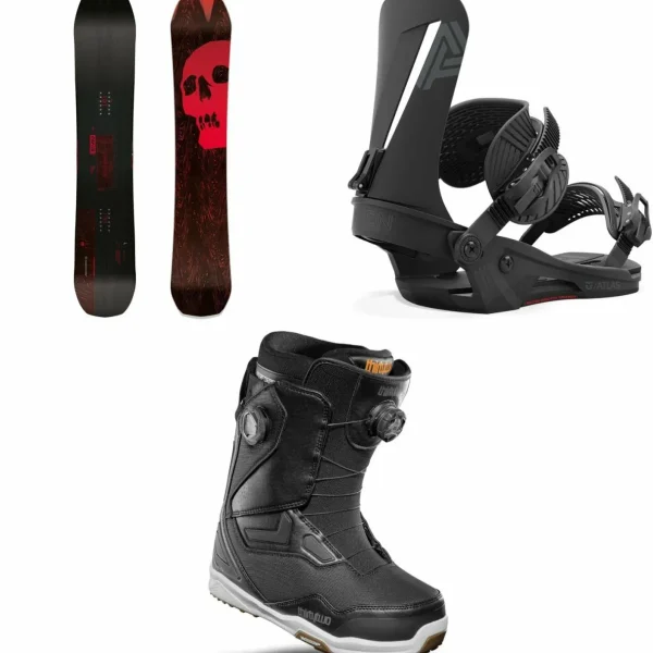 CAPiTA The Black Snowboard Of Death Snowboard + Union Atlas Snowboard Bindings + thirtytwo TM-2 Double Boa Snowboard Boots 2025