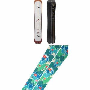 Cardiff Crane Enduro Splitboard + Spark R&D Summit Skins Splitboard Skins 2025