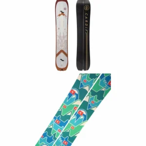 Cardiff Goat Enduro Splitboard + Spark R&D Summit Skins Splitboard Skins 2025