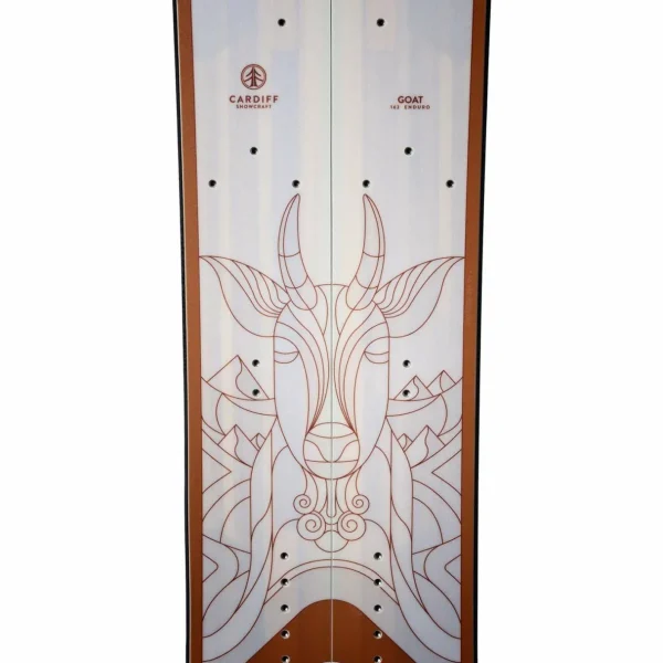 Cardiff Goat Enduro Splitboard + Spark R&D Summit Skins Splitboard Skins 2025