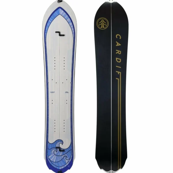 Cardiff Swell Enduro Splitboard + Burton Hitchhiker Splitboard Bindings  + Spark R&D Canted Pucks + evo x Pomoca Pro Glide Splitboard Skins 2025