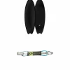 Catch Surf Blank Series 5'6 Fish - Tri Fin Surfboard + Pro-Lite 6' Comp Surfboard Leash