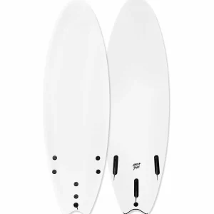 Catch Surf Blank Series 6'0 Fish - Tri Fin Surfboard + Creatures of Leisure Comp 6' Surf Leash