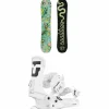 Coalition Snow Myth Snowboard + Union Trilogy Classic Snowboard Bindings - Women's 2025