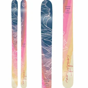 Coalition Snow SOS Skis + Salomon Strive 12 GW Ski Bindings - Women's 2024 - Used