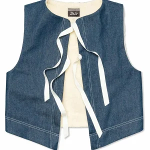 Women Deso Folsom Denim Vest - Women's
