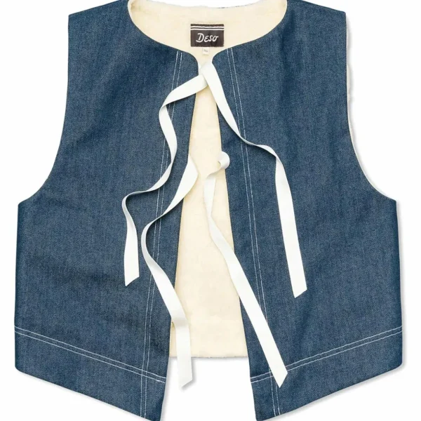 Women Deso Folsom Denim Vest - Women's