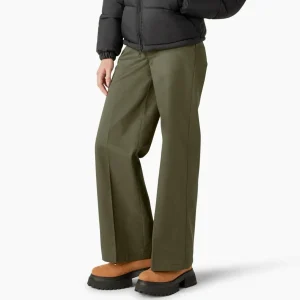 Women Dickies Wide Leg Work Pants - Women's