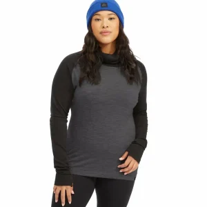 Women evo Ridgetop Merino Wool Midweight High Neck Top - Women's