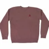 Women evo x NST Embroidered Pigment Dyed Crew Neck Sweatshirt - Unisex