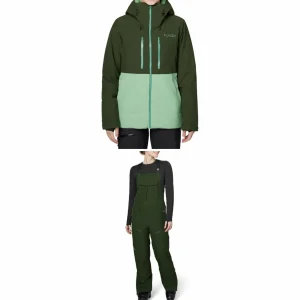 Women Flylow Avery Jacket + Sphynx Bibs - Women's 2024