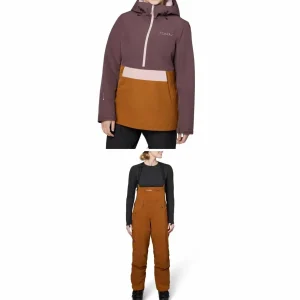 Women Flylow Sarah Anorak Jacket + Siren Bibs - Women's 2024