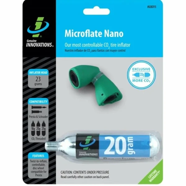 Genuine Innovations Microflate Nano CO2 Inflator