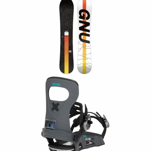 GNU Antigravity C3 Snowboard + Bent Metal Joint LTD Snowboard Bindings