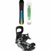 GNU Antigravity C3 Snowboard + Bent Metal Joint Snowboard Bindings 2025