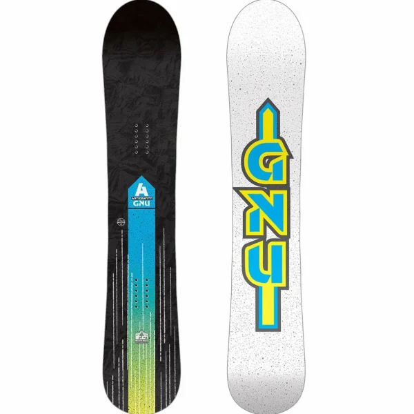 GNU Antigravity C3 Snowboard + Bent Metal Joint Snowboard Bindings 2025