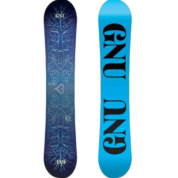 GNU Asym Pro Choice C3 Snowboard + Bent Metal Stylist Snowboard Bindings - Women's 2025
