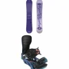 GNU Asym Velvet C2 Snowboard + Bent Metal Stylist Snowboard Bindings - Women's 2025