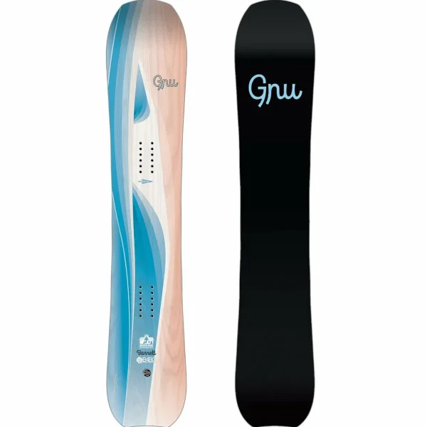 GNU Barrett C3 Snowboard + Bent Metal Forte Snowboard Bindings - Women's 2025