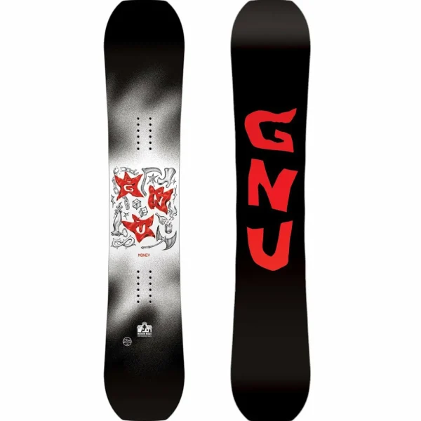 GNU C-Money C3 Snowboard + Bent Metal Joint LTD Snowboard Bindings 2025