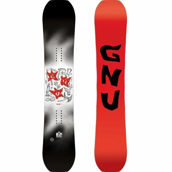 GNU C-Money C3 Snowboard + Bent Metal Joint LTD Snowboard Bindings 2025