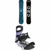 GNU Gloss-C C3 Snowboard + Bent Metal Metta Snowboard Bindings - Women's 2025