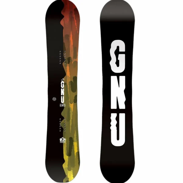 GNU GWO BTX Snowboard + Bent Metal Joint LTD Snowboard Bindings 2025