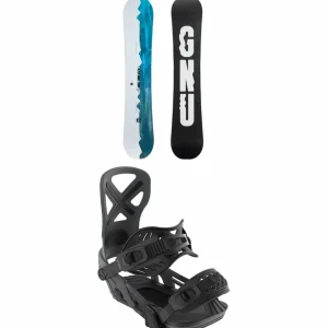 GNU GWO C3 LTD Snowboard + Bent Metal Anvil Snowboard Bindings 2025