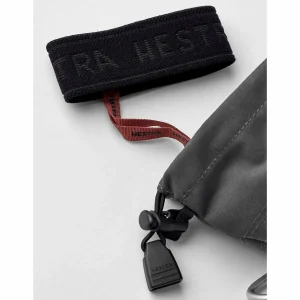 Women Hestra Army Leather Heli Ski 3-Finger Mittens