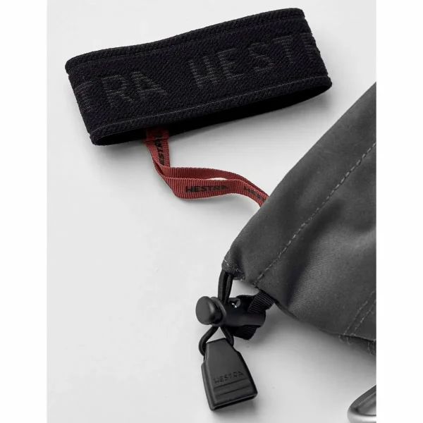 Women Hestra Army Leather Heli Ski 3-Finger Mittens
