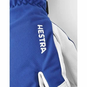 Women Hestra Army Leather Heli Ski 3-Finger Mittens