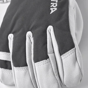 Women Hestra Army Leather Heli Ski 5-Finger Gloves