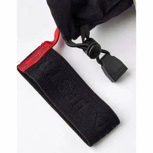 Women Hestra Army Leather Heli Ski 3-Finger Mittens