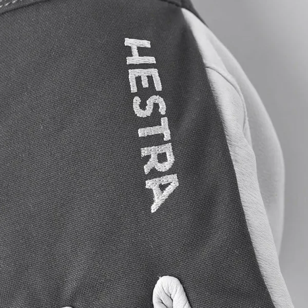 Women Hestra Army Leather Heli Ski 5-Finger Gloves