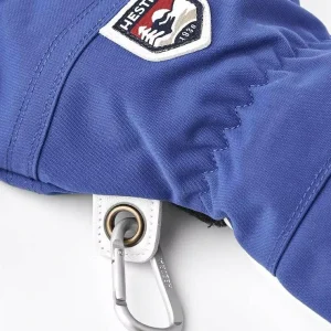 Women Hestra Army Leather Heli Ski 5-Finger Gloves